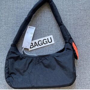 Baggu Swan Black Small Shoulder Bag